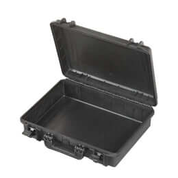SP PRO 465H125 Black Carry Case with Convoluted Foam, Watertight and IP67 Certified, dimensions 465x335x125mm.