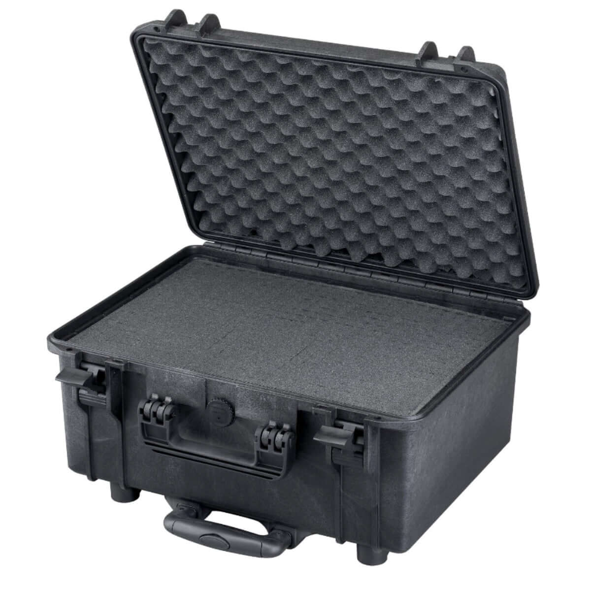 SP PRO 465H220 Black Trolley Case with Plastic Tool Inlay, dimensions L465xW335xH220mm
