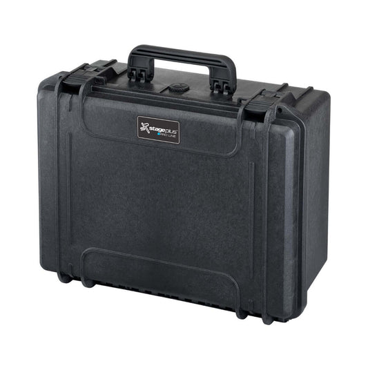 SP PRO 465H220S Black Carry Case with Cubed Foam, IP67 Certified and Impact Resistant, dimensions 465x335x220mm.