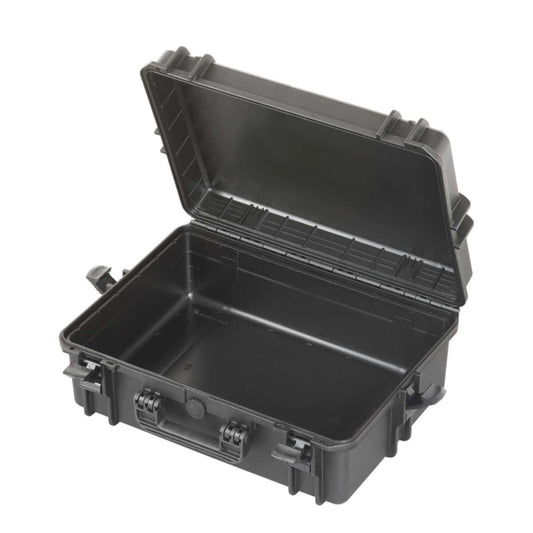 SP PRO 505 Black Carry Case, a watertight and IP67 certified empty hard case measuring L500xW350xH194mm.