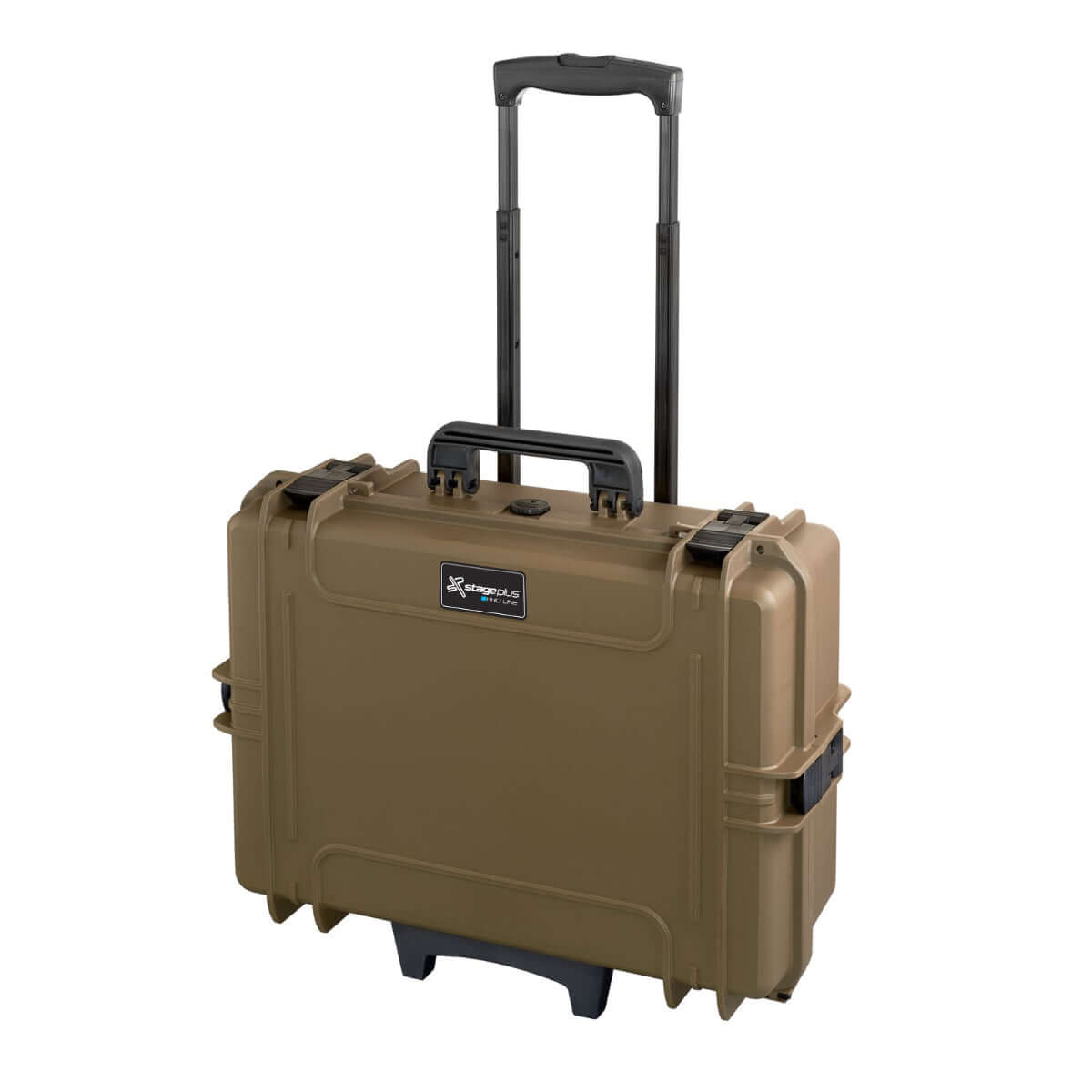 SP PRO 505CAM Sahara Carry Case with padded dividers, dimensions L500xW350xH194mm, designed to be watertight and impact resistant.