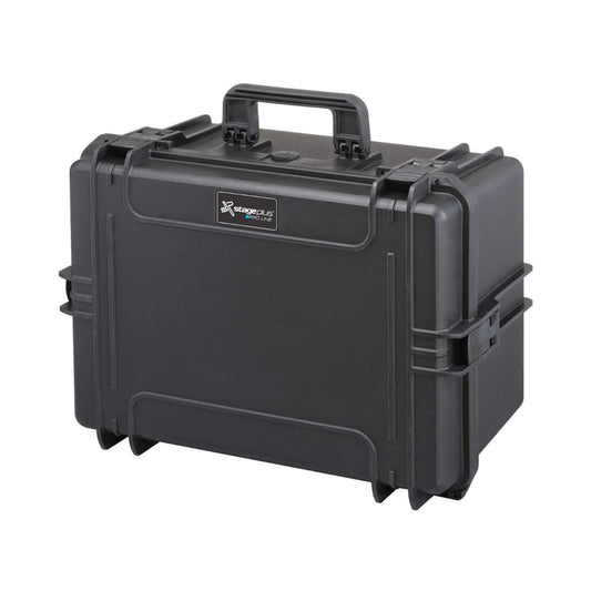 SP PRO 505PU Black Carry Case featuring a plastic tool inlay, dimensions 500mm x 350mm x 194mm.