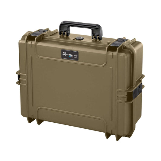 SP PRO 505S Sahara Carry Case with Cubed Foam, dimensions L500xW350xH194mm, IP67 Certified and Impact Resistant.
