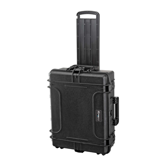 SP PRO 540H190STR Black Trolley Case with Cubed Foam, dimensions L538xW405xH190mm