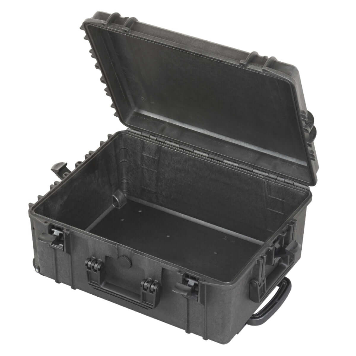 SP PRO 540H245TR Black Trolley Case with Convoluted Foam, IP67 Certified, dimensions L538xW405xH245mm