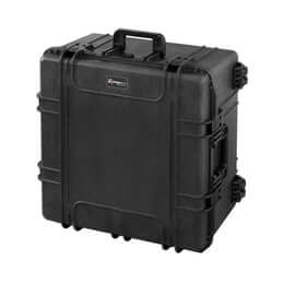 SP PRO 615S Black Carry Case featuring cubed foam inserts, designed for IP67 waterproof protection.