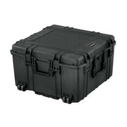 SP PRO 615S Black Carry Case featuring cubed foam inserts, designed for IP67 waterproof protection.