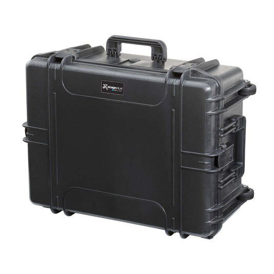 SP PRO 620H250 Black TR Case, watertight and IP67 certified, featuring convoluted foam interior, dimensions 620x460x250mm.