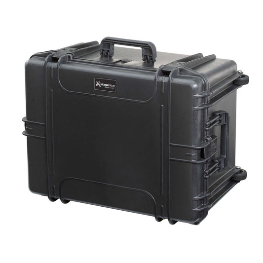 SP PRO 620H340 Black TR Case, watertight and IP67 certified, featuring convoluted foam, dimensions 620x460x340mm.