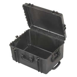 SP PRO 620H340TR Black Trolley Case with Convoluted Foam, Watertight and IP67 Certified, dimensions 620x460x340mm