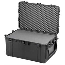 SP PRO 750H400S Black TR Case featuring watertight design, cubed foam interior, and IP67 certification.