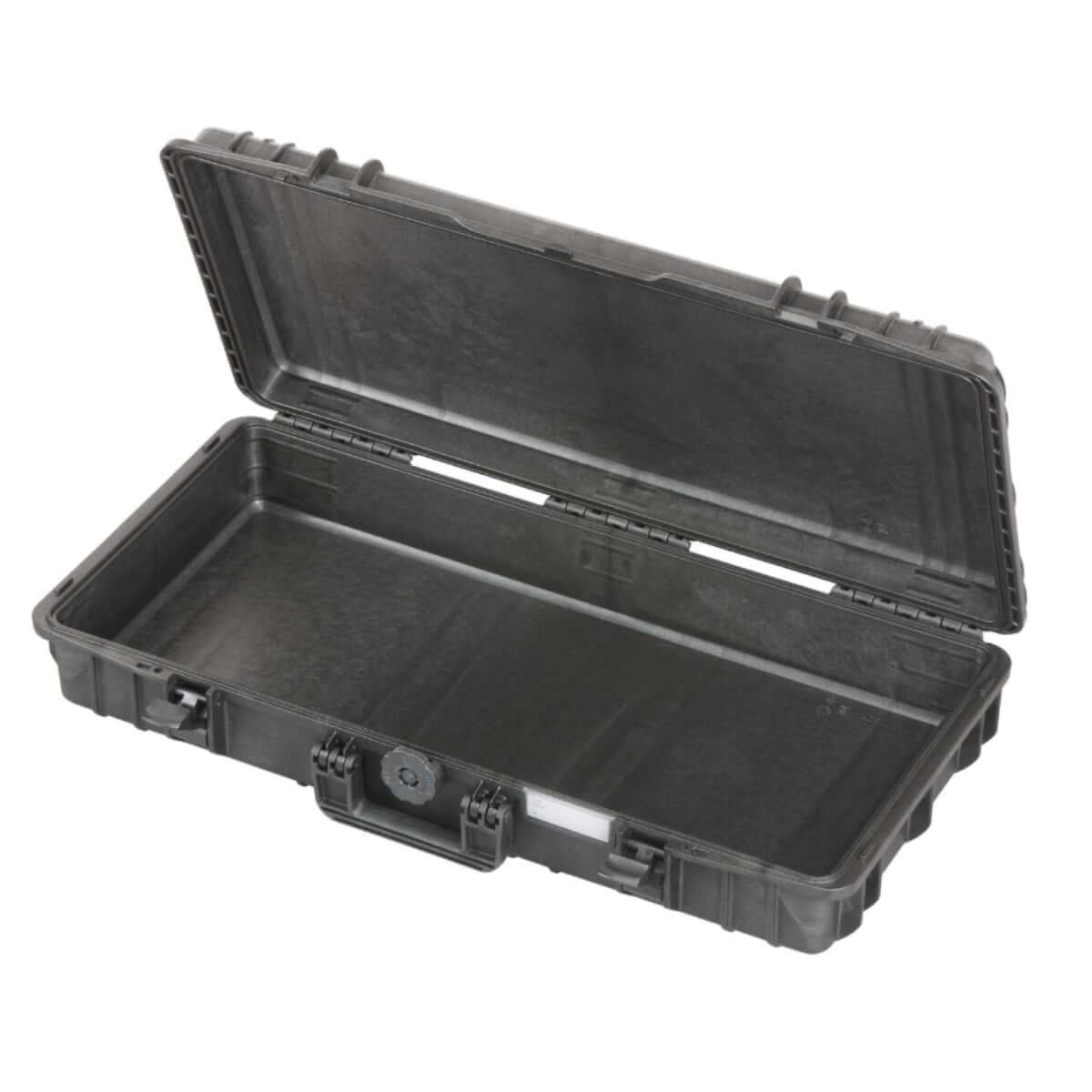 SP PRO 800 Black Carry Case, watertight and empty, with dimensions L800xW370xH140mm.
