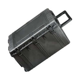 SP PRO 820 Black TR Case, a watertight and impact-resistant case with convoluted foam interior, dimensions L820xW600xH450mm.