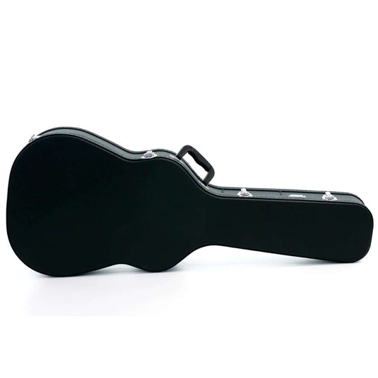 Black classical guitar case designed for 4/4 size guitars, model Stagg GCA C BK.