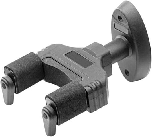 Stagg GUH TRAP Auto Lock Guitar Wall Hanger displayed for secure guitar storage.