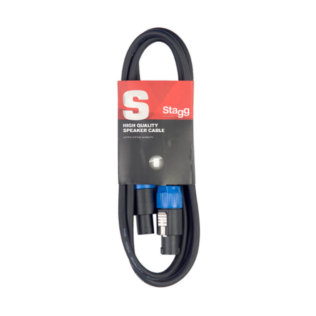 Stagg SSP10SS15 10m 1.5mm² Speakon to Speakon speaker cable designed for professional audio use.