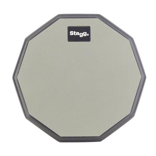 Stagg TD 08R 8-inch 10-sided practice pad designed for drummers, showcasing its surface and design.