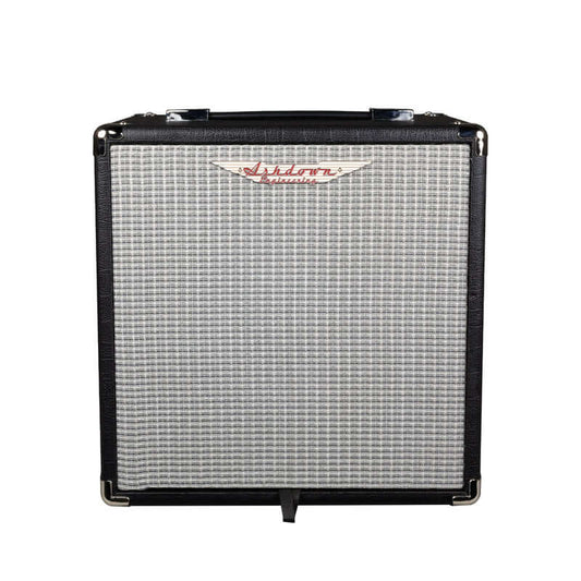 ASHDOWN STUDIO 10 60W 1X10" SUPER LIGHTWEIGHT BASS COMBO AMP WITH OVERDRIVE, showcasing its sleek design and features.