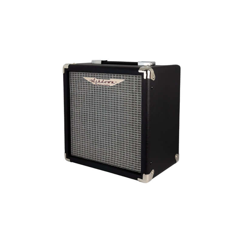 ASHDOWN STUDIO JNR 15W 1X8" SUPER LIGHTWEIGHT BASS COMBO AMP displayed in a studio setting.