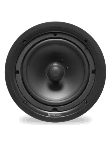 TruAudio PP6 6.5 inch in-ceiling speaker with poly woofer, designed for high-quality audio performance.