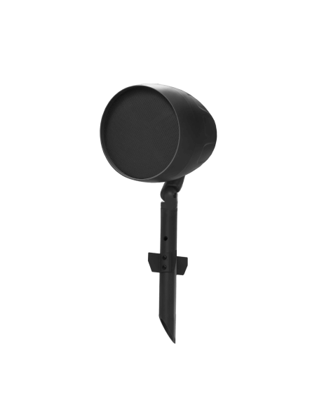 TruAudio 6.5 inch outdoor landscape speaker designed for 8 Ohm and 70V systems, showcasing its durable and weather-resistant design.