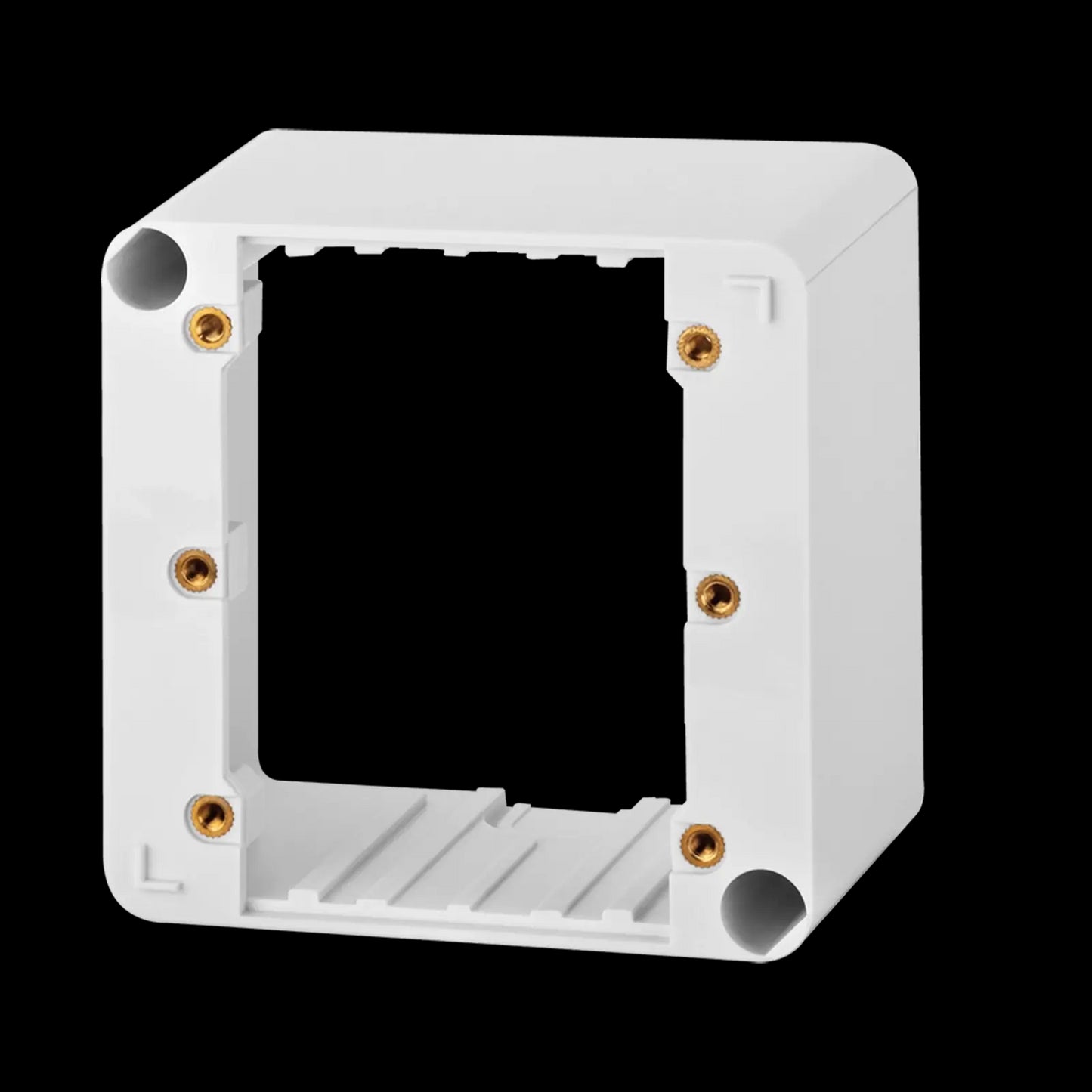 Audac wall mount box designed for VC3xx2 series, showcasing its sleek design and functionality.