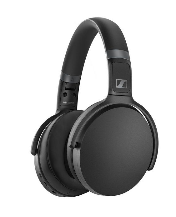 Sennheiser HD 450BT Wireless Headphones with Active Noise Cancelation - Black