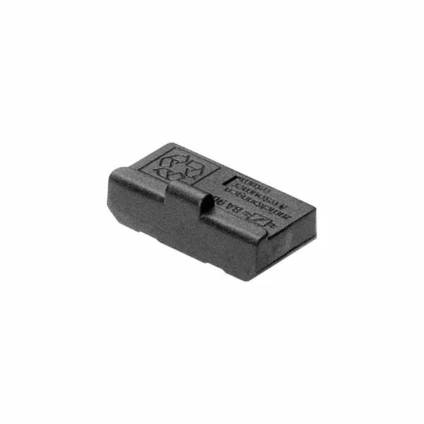 Top 45 degree angle view of the Sennheiser BA 90 NiMH Rechargeable Battery Pack.