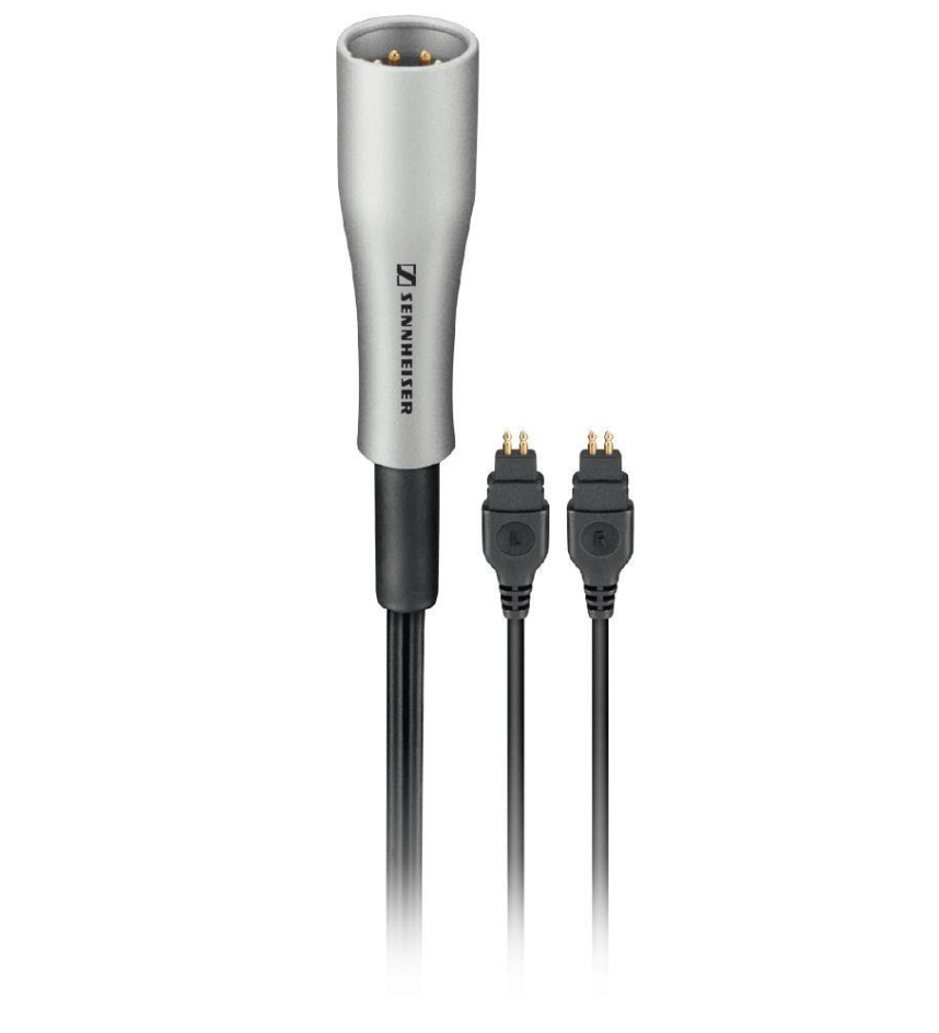 Front view of the Sennheiser CH 650 S High-end Headphone Cable for HD 600/650.