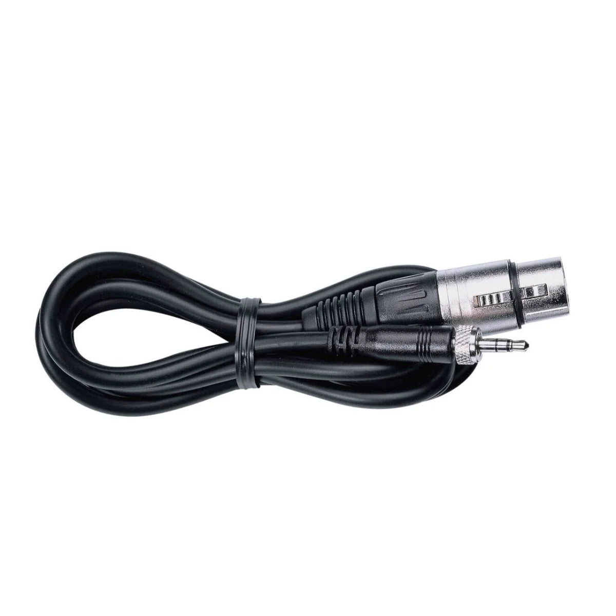 Top view of the Sennheiser CL 2 Microphone Line Cable, 3.5mm Lockable Jack to XLR-3F, 1.5m.
