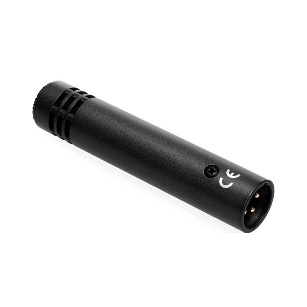 Side back 45 degree angle view of the Sennheiser E 614 Super Cardioid Instrument Microphone.