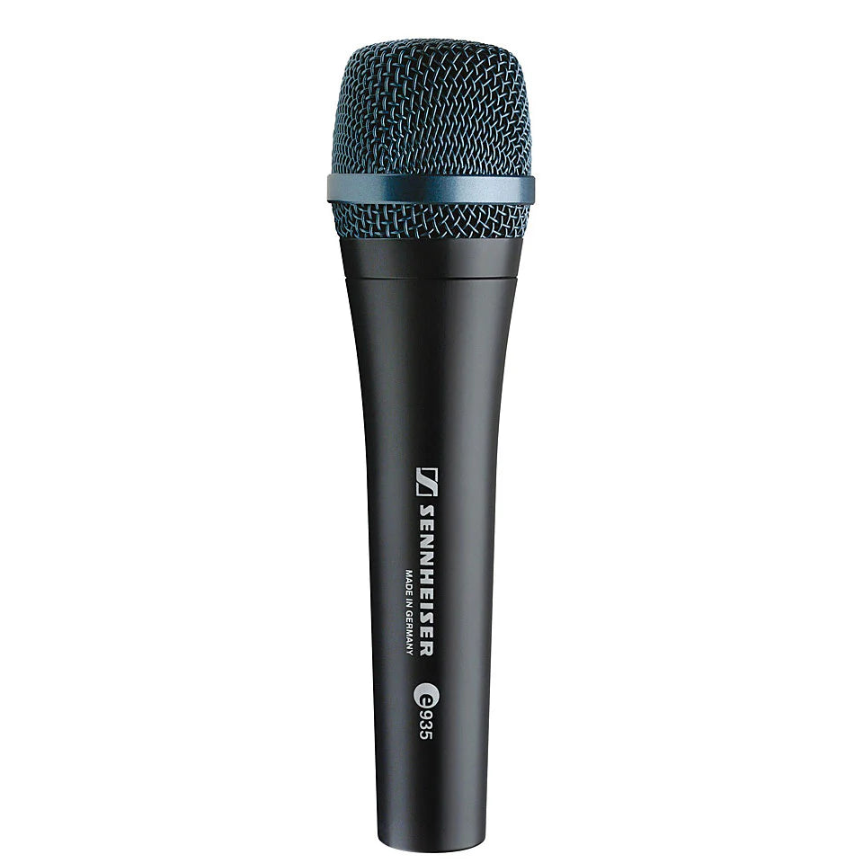 Front view of the Sennheiser E 935 Dynamic Cardioid Microphone, XLR-3M.