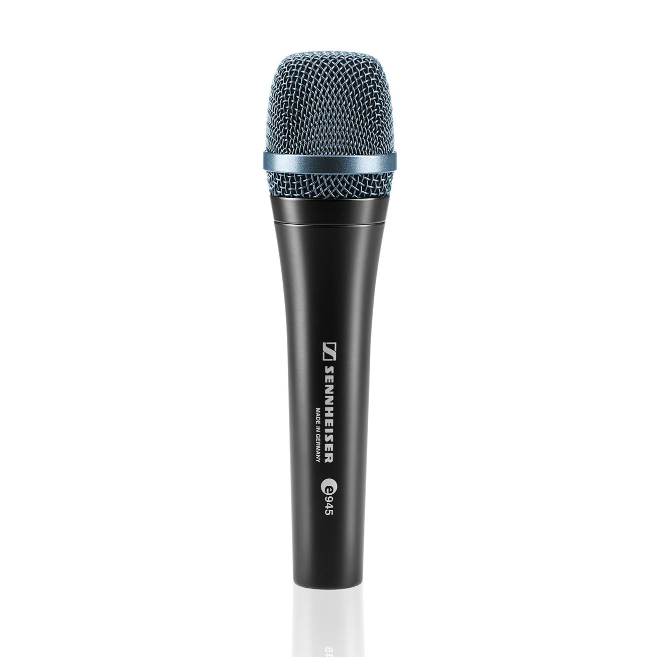 Front view of the Sennheiser E 945 Dynamic Super Cardioid Microphone, XLR-3M.