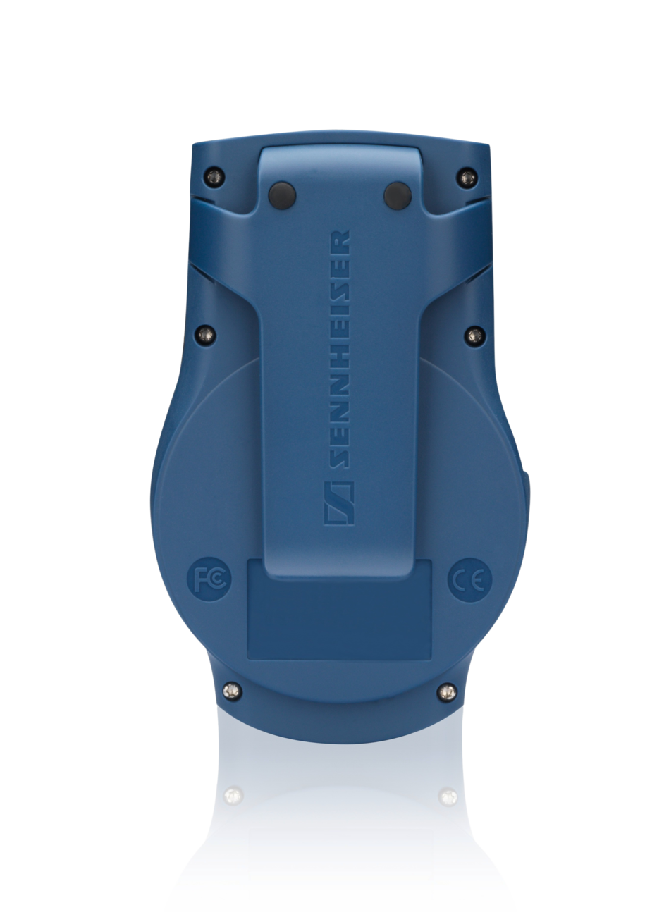 Back view of the Sennheiser EK 2020-D-II TourGuide, Digital RF Receiver, 3.5mm Jack Plug, 863-865MHz