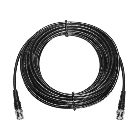 Top view of the Sennheiser GZL 1019-A1 BNC/BNC Coaxial Cable for reliable antenna connections.
