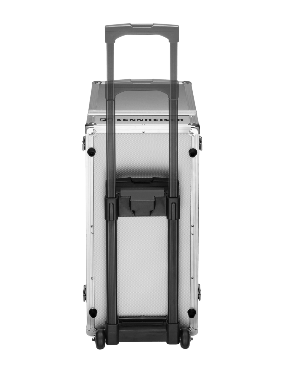 Back view of the Sennheiser GZR 2020 Tourguide Trolley for EZL 2020-20L.