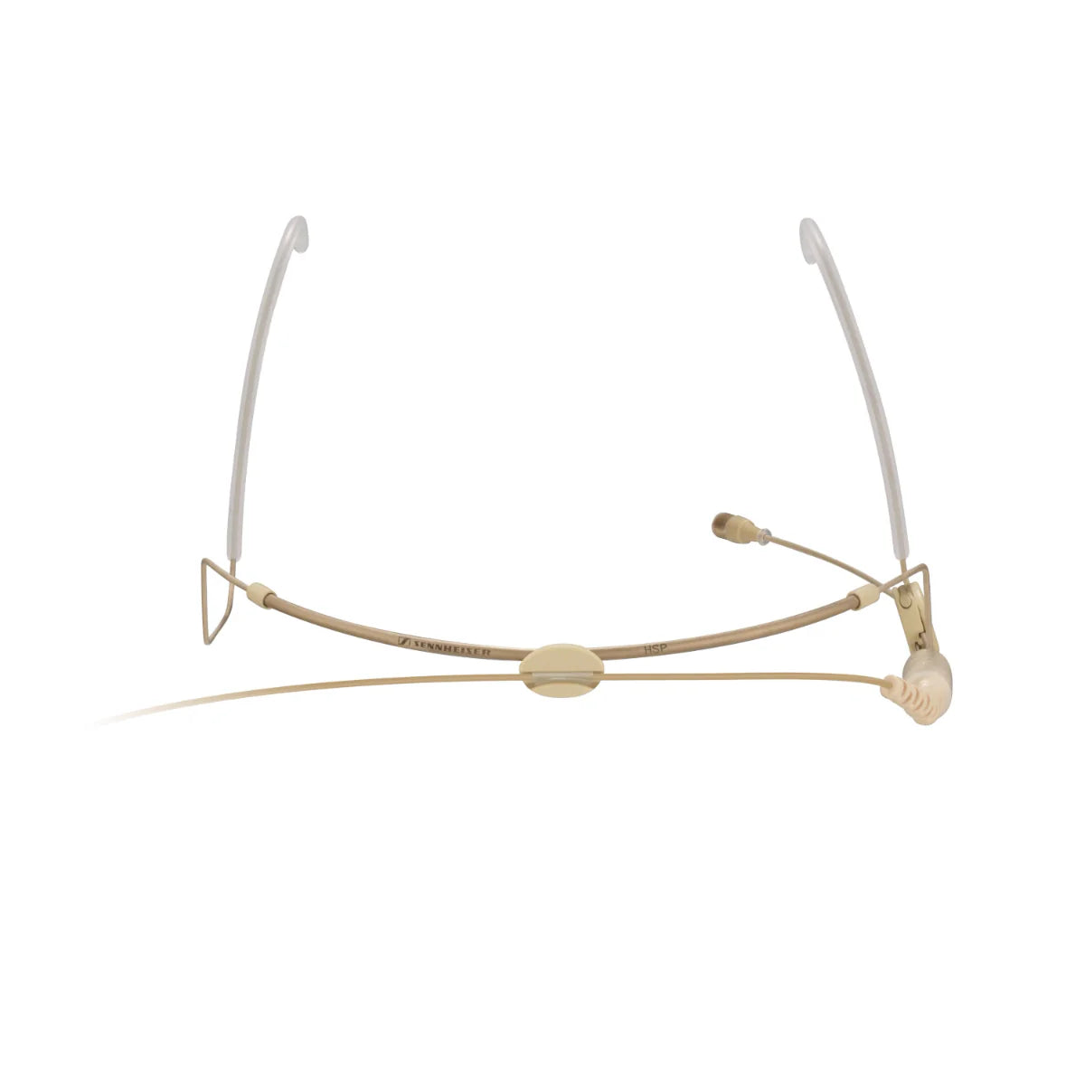 Back view of the Sennheiser HSP 4-EW-3 Cardioid Neckmount Microphone, Size L, Beige, 1.6m.