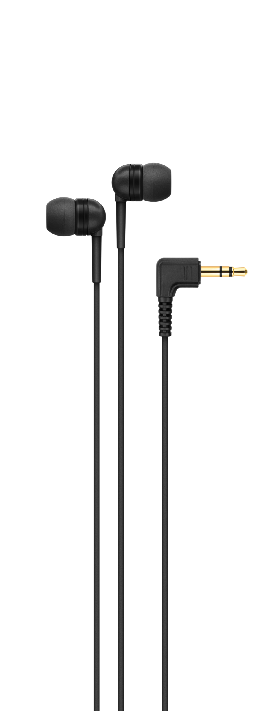 Front view of the Sennheiser IE 4 In-ear Stereo Headphones, 1.4m, 3.5mm Jack Plug.