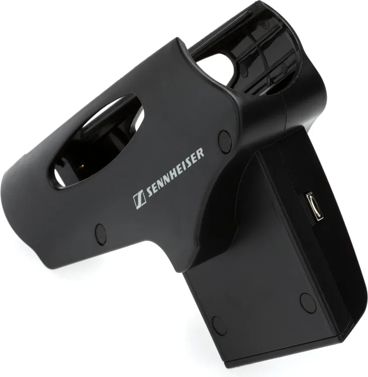 Front view of the Sennheiser LA 2 Adapter, For L2015, to Charge Handheld Transmitters SKM 2000.