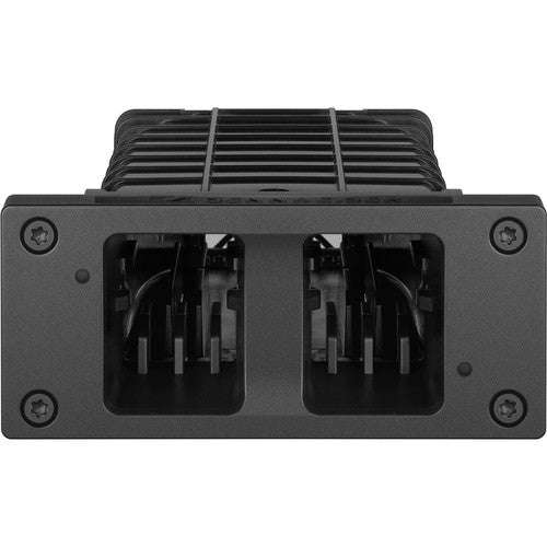 Front view of the Sennheiser LM 6060 Charging Module for Two BA 60 Battery Packs, fits in L 6000 Charging Station.