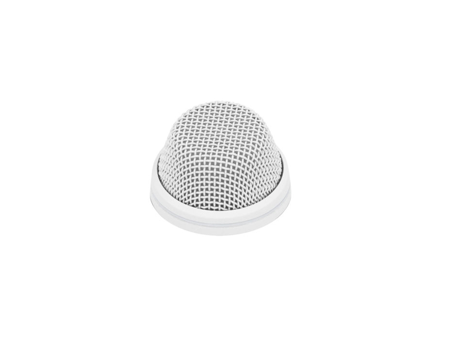 Top view of the Sennheiser MEB 104 W Cardioid Boundary Layer Microphone, White.