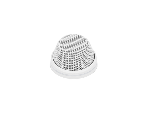 Top view of the Sennheiser MEB 104 W Cardioid Boundary Layer Microphone, White.