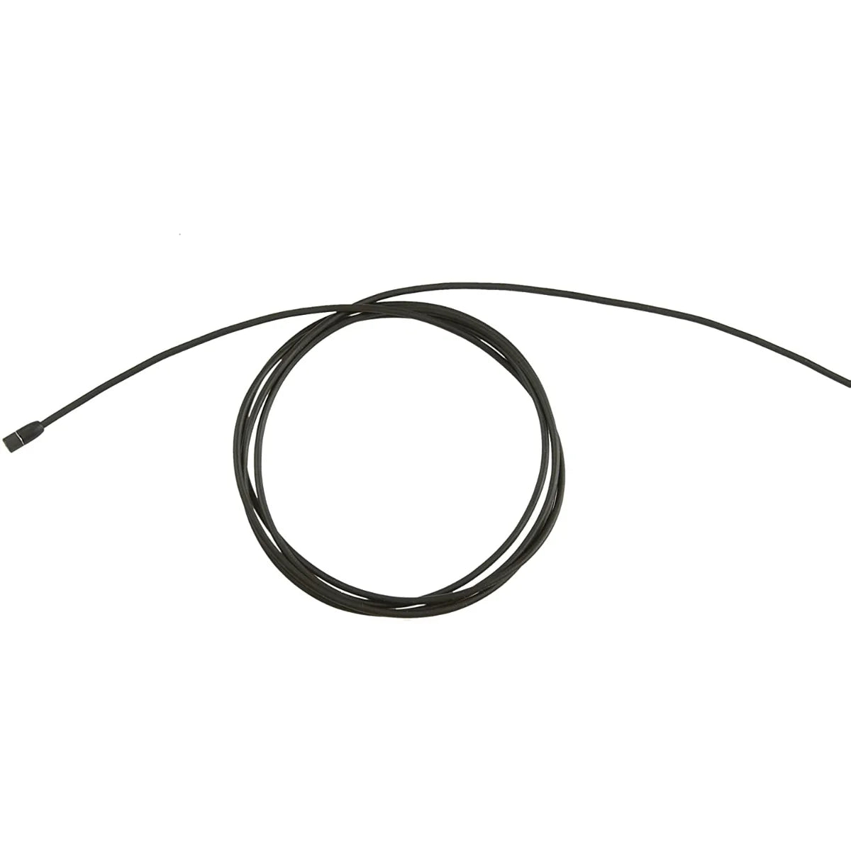 Top view of the Sennheiser MKE 2-4 GOLD-C Omni-directional LEMO Lapel Microphone, Black, 1.5m.