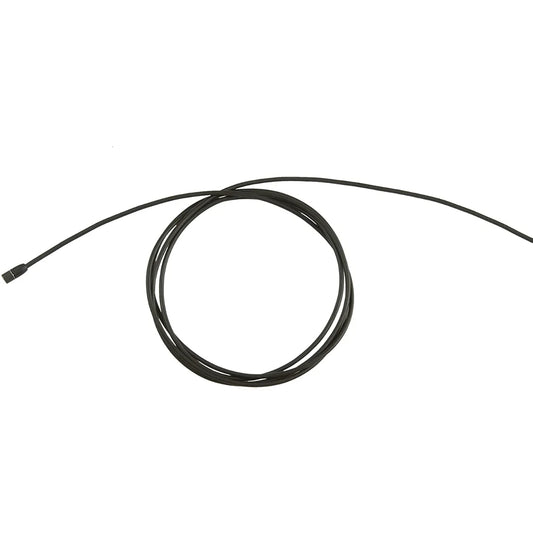 Top view of the Sennheiser MKE 2-4 GOLD-C Omni-directional LEMO Lapel Microphone, Black, 1.5m.