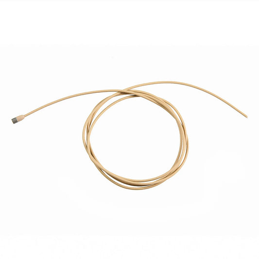 Top view of the Sennheiser MKE 2-5-3 GOLD-C Omni-directional Lapel Microphone, Beige, 4m Open-ended Cable.