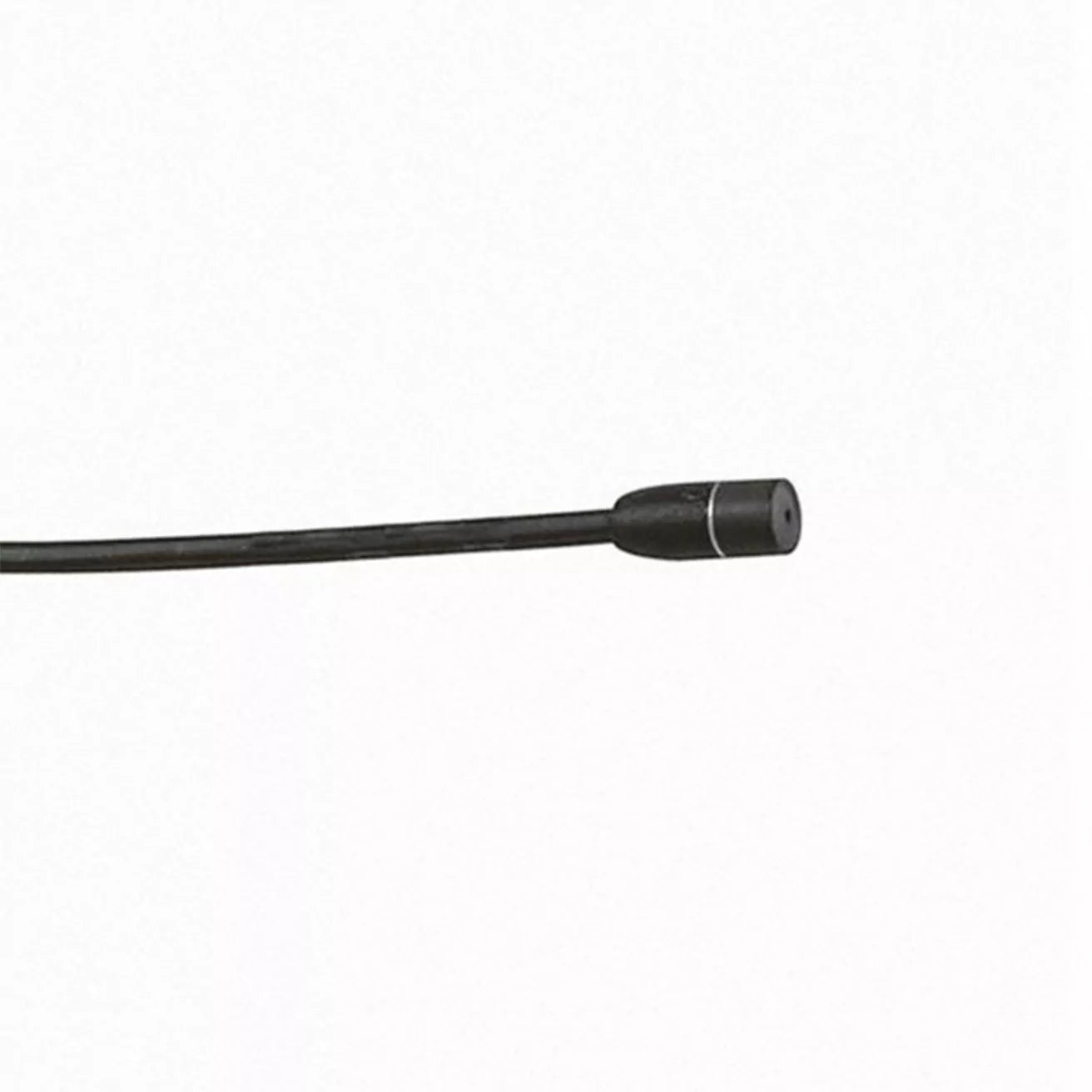 Front view of the Sennheiser MKE 2-60 GOLD-C Omni-directional Lapel Microphone, Black, for K6 Mic.