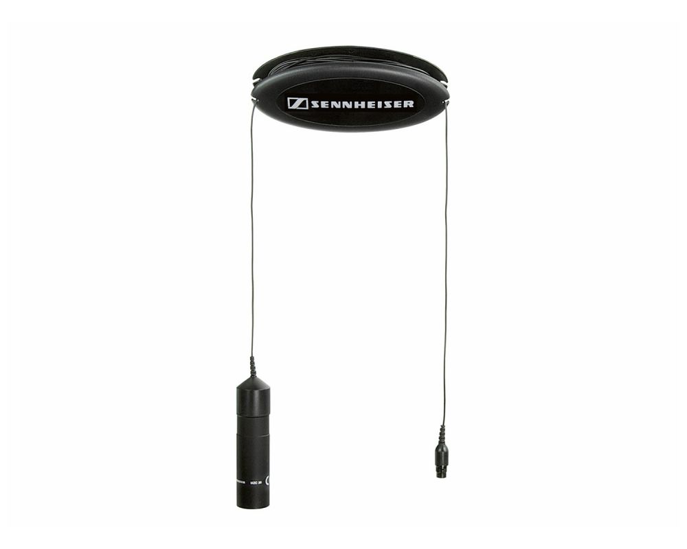 Front view of the Sennheiser MZC 30 B Cable, 9m, P12 to P48 V, XLR-3M, Black, for ME 34/35/36.