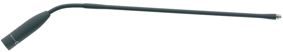Side view of the Sennheiser MZH 3040 Matte Black Gooseneck, 400mm, XLR-3, for ME 34/35/36.