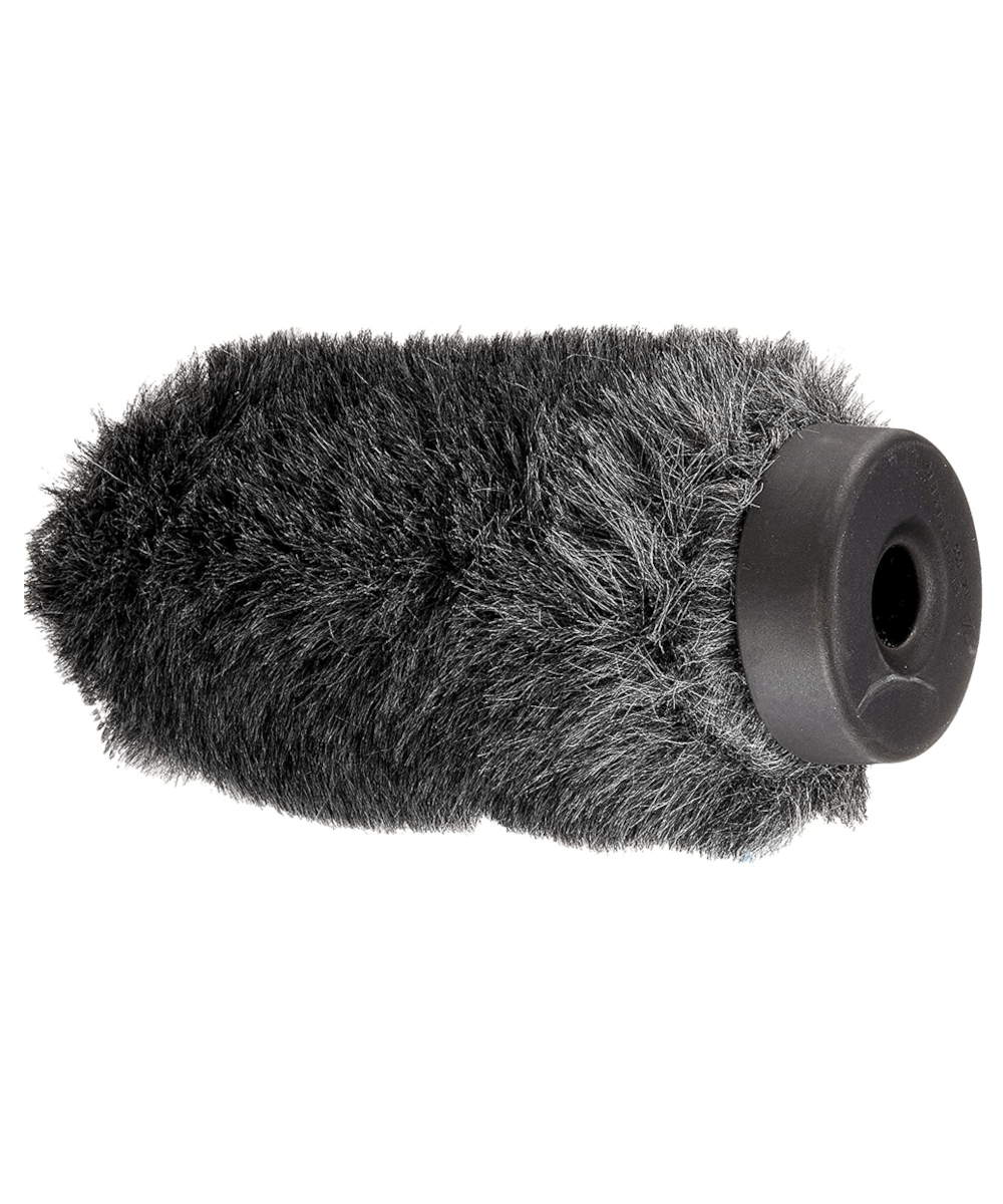 Side view of the Sennheiser MZH 600 Windshield for MKE 600 Microphone.