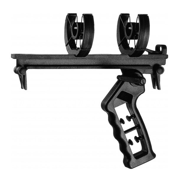 Front view of the Sennheiser MZS 20-1 Suspension with Pistol Grip.